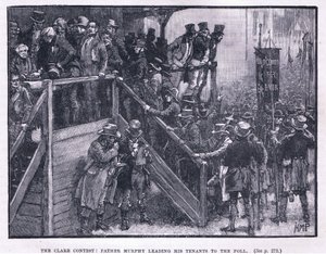 克莱尔大赛公元1828年：墨菲神父率领他的候选人参加投票 作者 佩吉特亨利万豪酒店